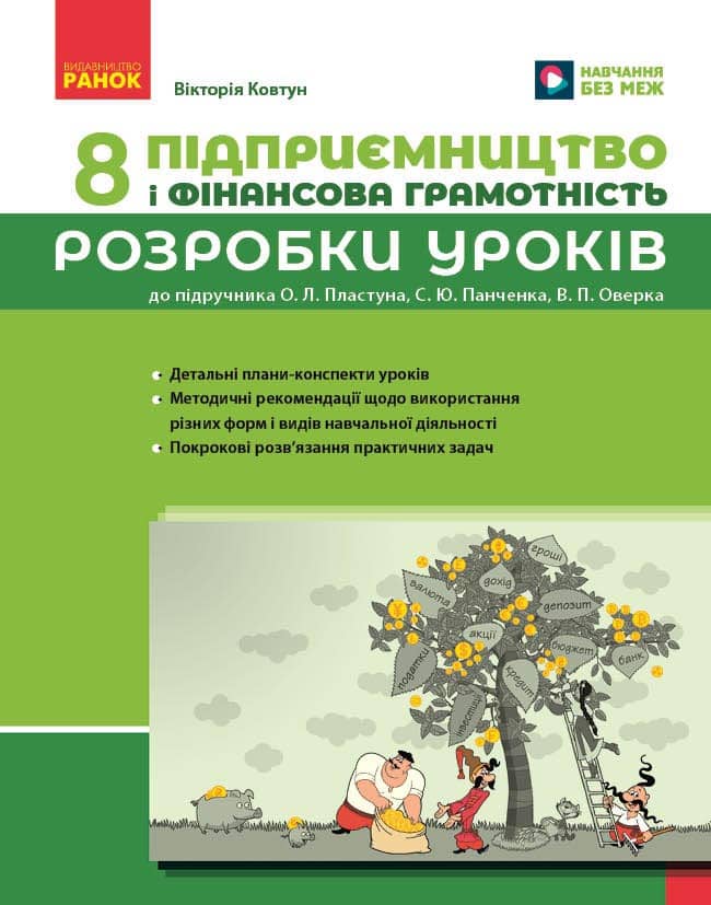 Підприємництво і фінансова грамотність. 8 клас. Розробки уроків (до підручника О. Л. Пластуна та ін.)
