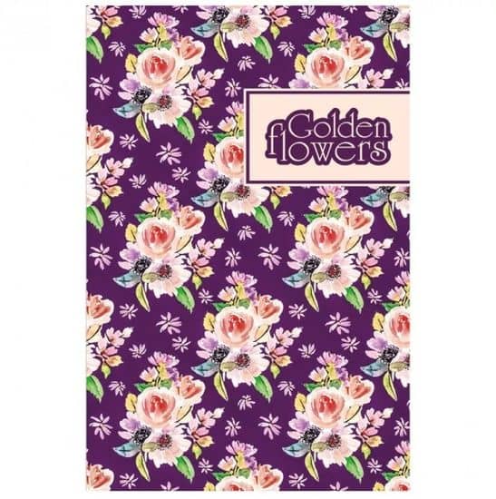 Блокнот TM Profiplan &amp;quot;Golden Flowers&amp;quot; purple, A5