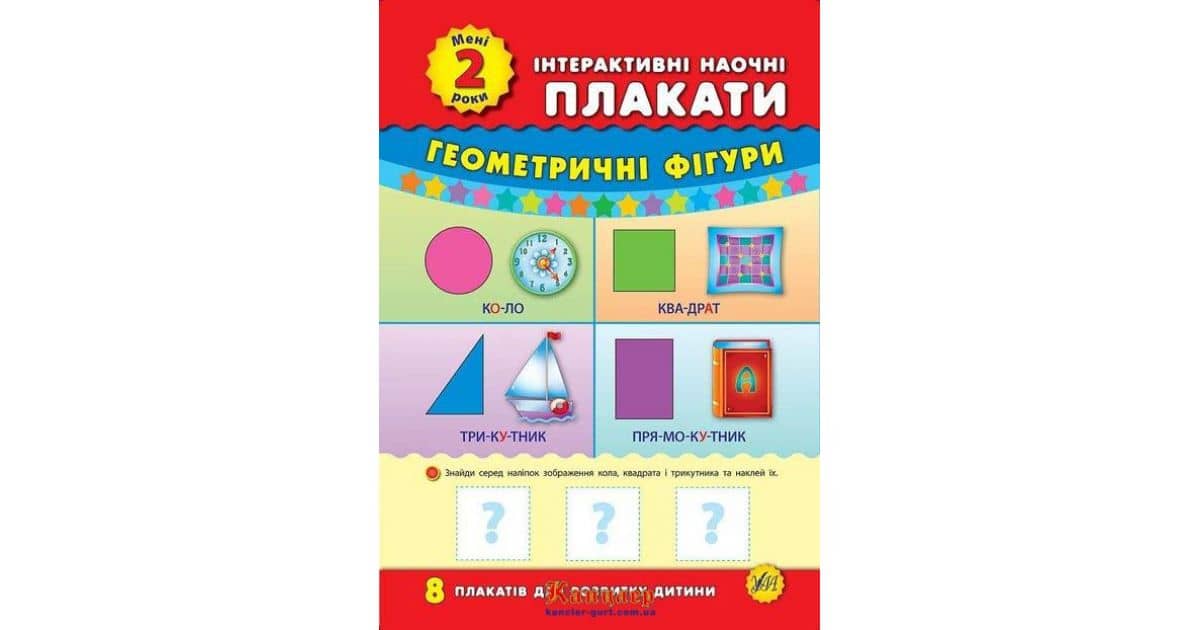 Інтерактивні наочні плакати. Мені 2 роки