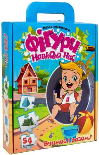 Пазли &amp;quot;Фігури навколо нас&amp;quot;, в кор-ці 23-18,5-5 см