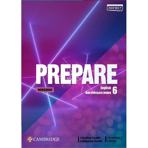 Зошит з англійської мови Prepare for Ukraine НУШ 6 Workbook з пошкодженням