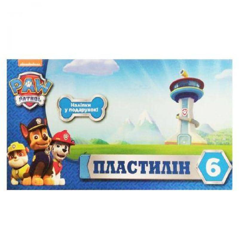Пластилін Серія PAW Patrol 8 кольорів
