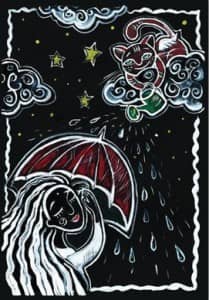 Тижневик 128 л. А5 &amp;quot;Angel on the moon&amp;quot;