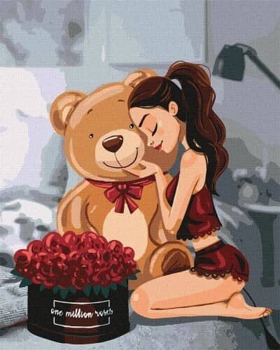 Набір для розпису по номерах.&amp;quot;One million roses&amp;quot; 40*50см
