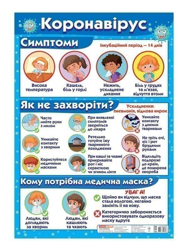 Плакат.Коронавірус