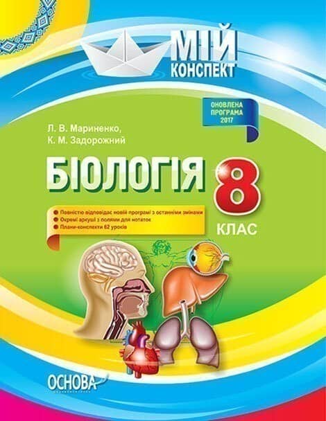 Розробки уроків. Біологія 8 клас