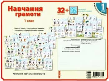 КНП Навчання грамоти 1 кл. ПЛАКАТИ /НУШ (Укр)