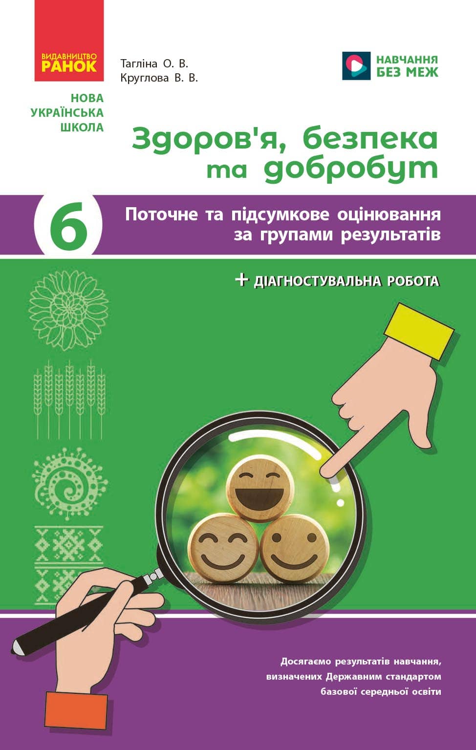 Здоров‘я, безпека та добробут. Діагностувальні роботи. 6 клас