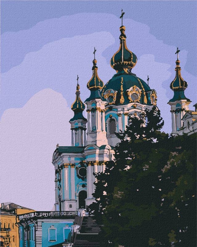 Набір для розпису по номерах. &amp;quot;Частинка Києва&amp;quot; 40х50см