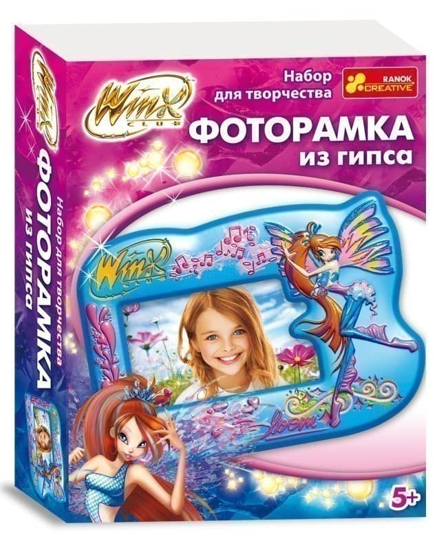 Фоторамка из гипса.Винкс