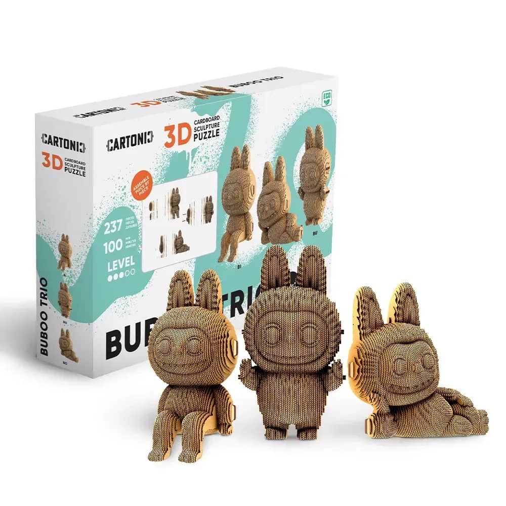Картонний конструктор "Cartonic 3D Puzzle BUBOO TRIO"