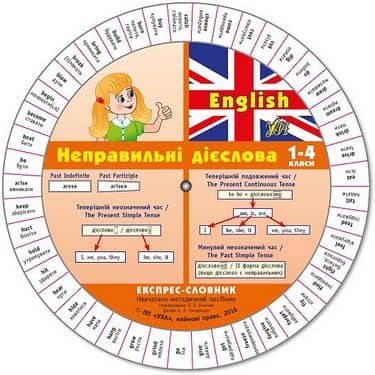 Експрес-словник.English. Неправильні дієслова 1-4 кл