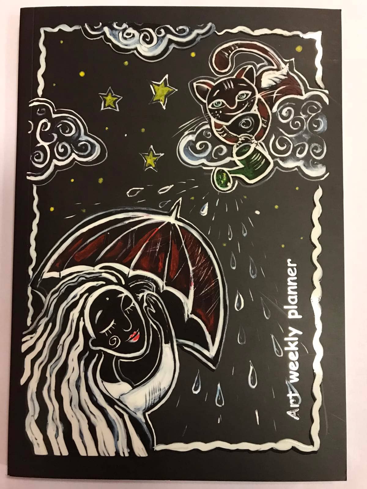 Еженедельник 128 л. А5 &amp;quot;Night rain&amp;quot;