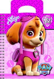Блокнот для нотаток ф.А6, вирубка сумка, пружина, Серія PAW Patrol 50 аркушів № 2