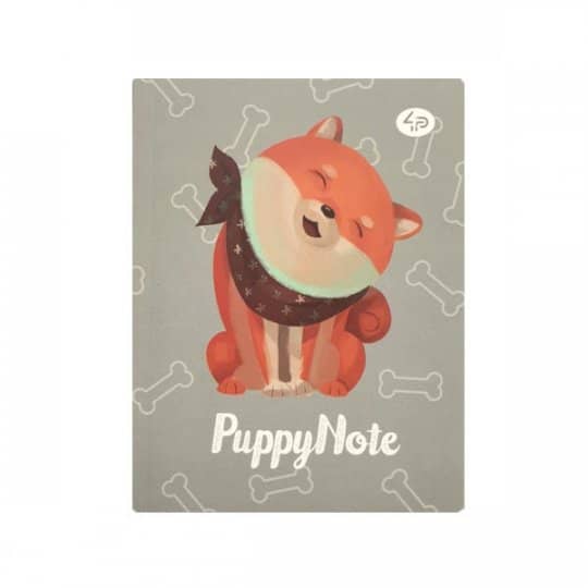 Блокнот TM Profiplan &amp;quot;Puppy Note&amp;quot;, grey A6 mini