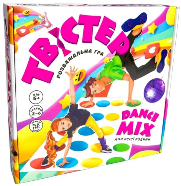Розважальна гра  &amp;quot;Твістер dance mix&amp;quot; з пошкодженням