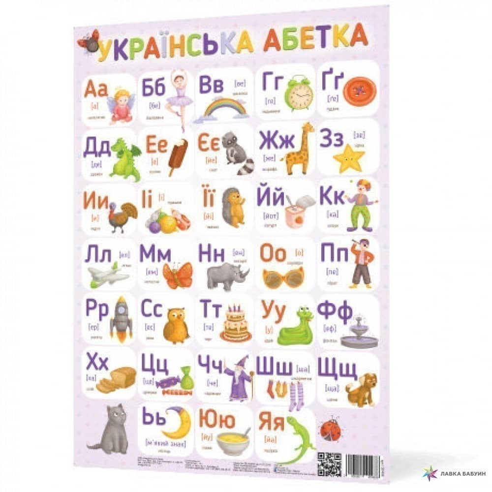 Плакат Українська абетка