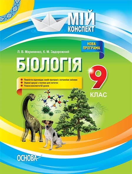 Біологія 9 клас. Розробки уроків.