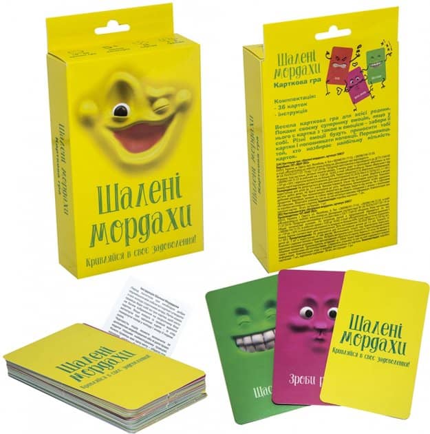 Настільна гра &amp;quot;Шалені мордахи&amp;quot;