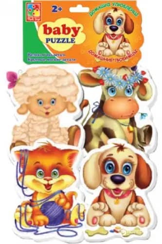 Бебі пазли &amp;quot;Домашні улюбленці&amp;quot;