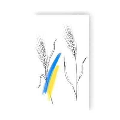 Тату набір &amp;quot;Українські колоски&amp;quot;