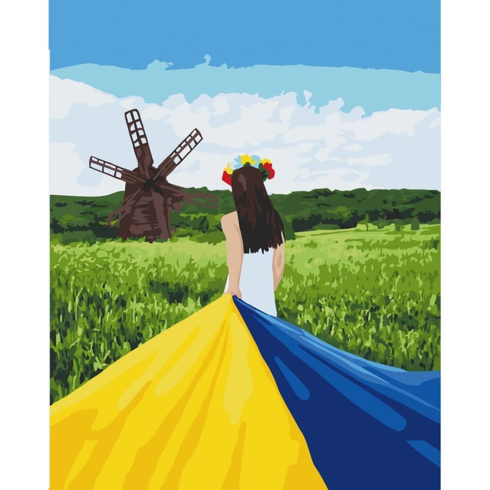Набір для розпису &amp;quot;Дорога додому&amp;quot; 40*50 см