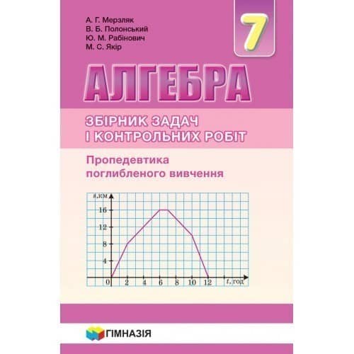 Алгебра 7 кл (у) ЗБІРНИК САМ. ТА К\Р. Пропедавт. погл. вивч. Мерзляк
