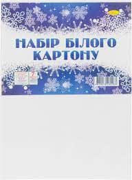 Картон білий ф. А4, 7 л.
