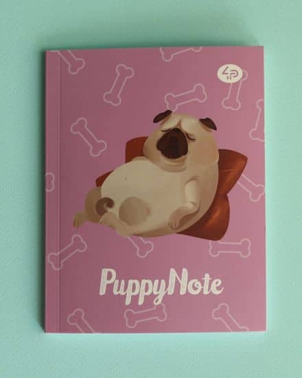 Блокнот TM Profiplan &amp;quot;Puppy Note&amp;quot;, lilac A5 mini