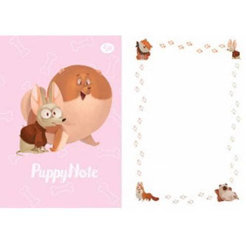 Блокнот TM Profiplan &amp;quot;Puppy Note&amp;quot;, pink A5 mini