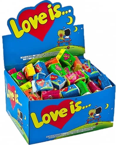 Жевательная резинка Love is