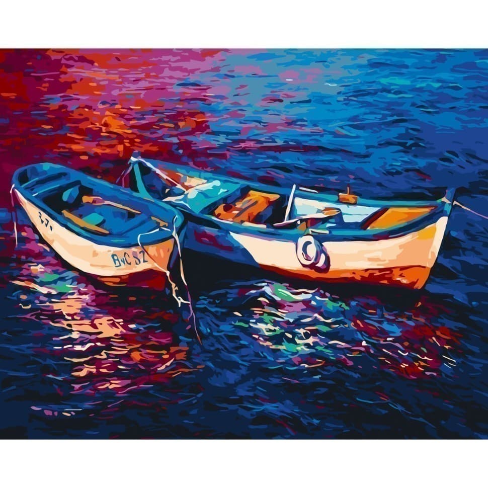 Набір для розпису &amp;quot;Вечірній спокій&amp;quot; 40*50 см, фото - 1