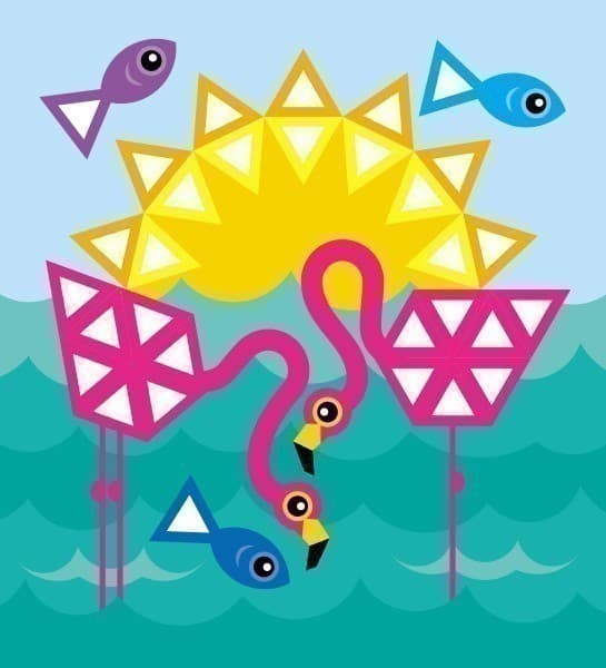 Мозаїка з наліпок. Для дітей від 4 років. Трикутники, фото - 2