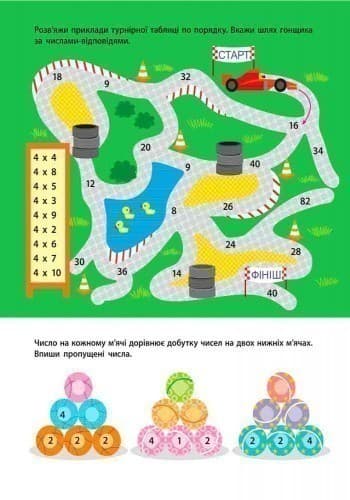 Таблиця множення чисел 4 і 5, фото - 3