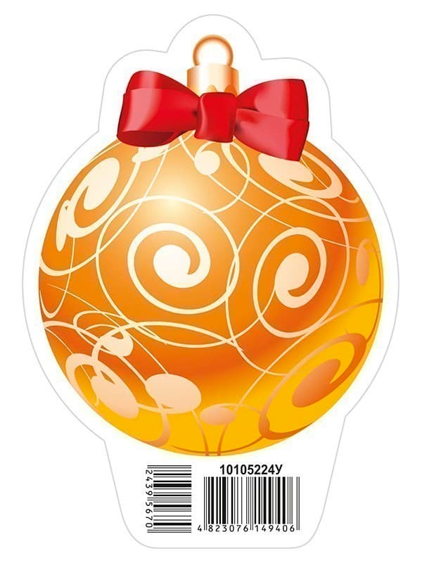 Новорічна прикраса.Червона кулька, фото - 1