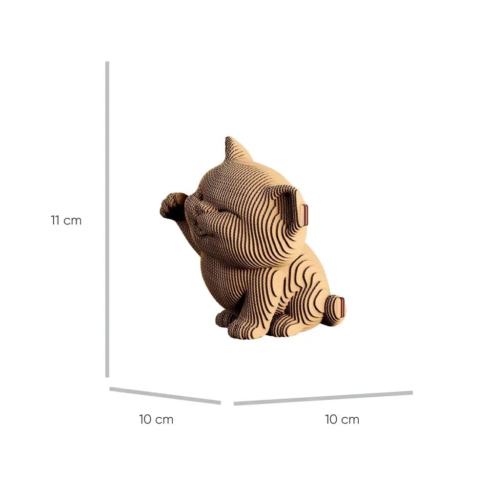 Картонний конструктор "Cartonic 3D Puzzle MANEKI KITTEN", фото - 2