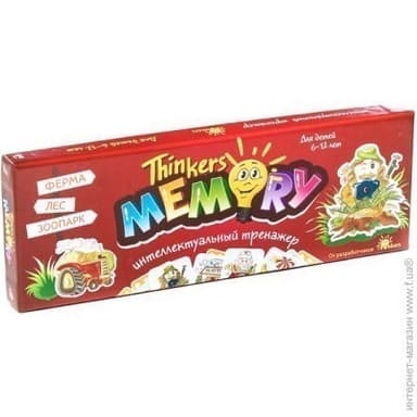 Інтелектуальна гра для дітей 6-12 років Меморі  (рос.)