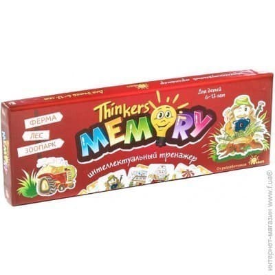 Інтелектуальна гра для дітей 6-12 років Меморі  (рос.), фото - 1