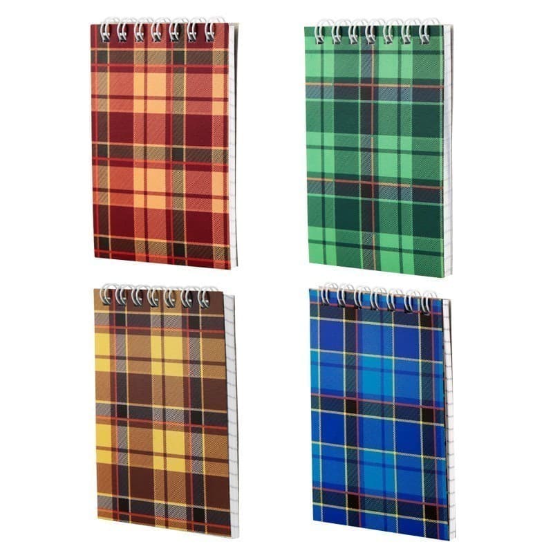 Блокнот на спiралi, А7, 48 арк.,кліт., асорті D8014-01, фото - 2