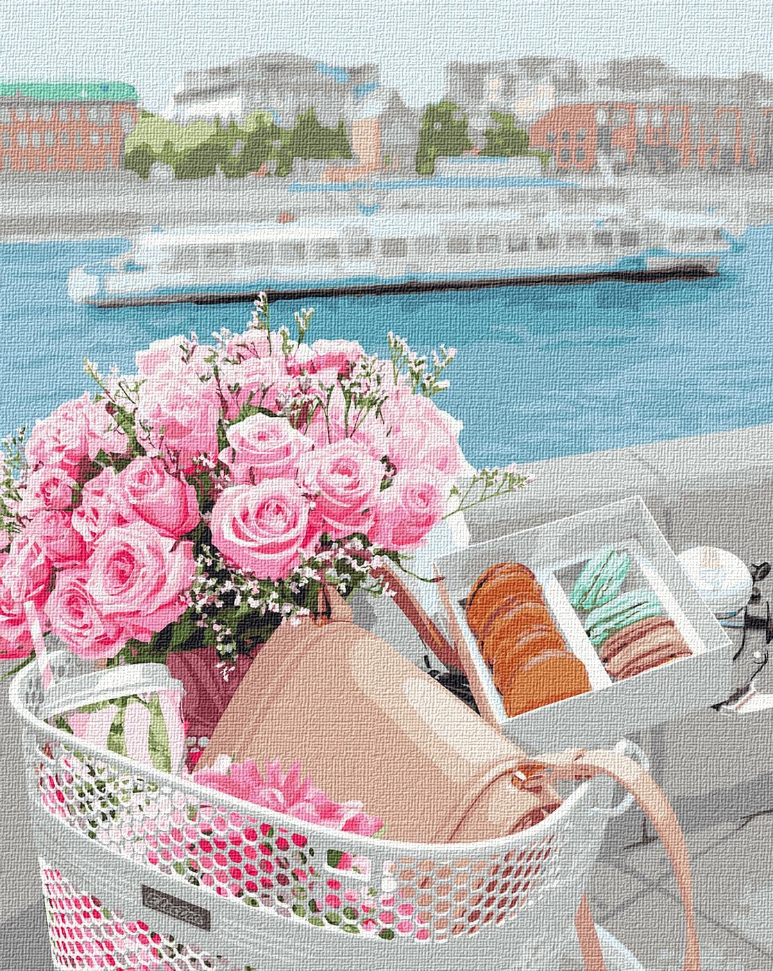 Набір для розпису по номерах. &amp;quot;Прогулянка набережною&amp;quot; 40*50см, фото - 1