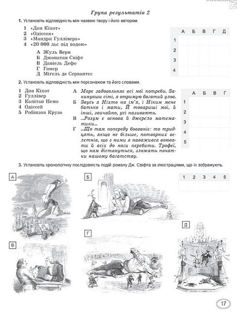 НУШ 8 клас. Зарубіжна література. Зошит для тематичного оцінювання навчальних досягнень. Волощук Є. В, фото - 3
