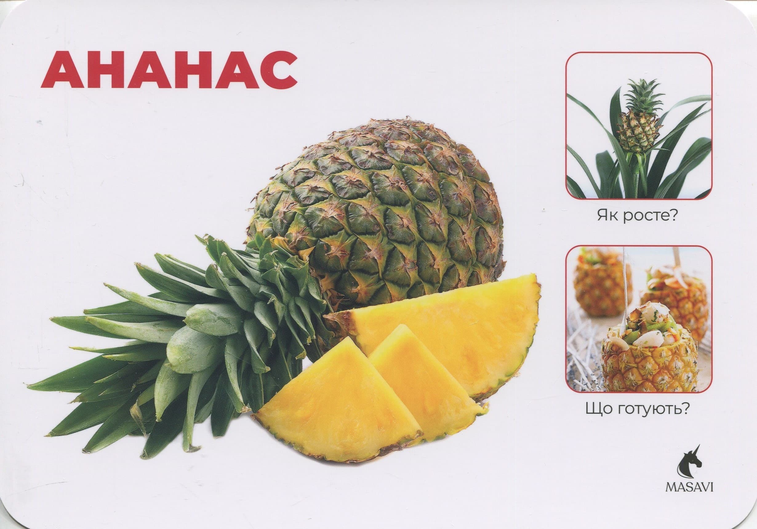 Овочі та фрукти. Монтессорі-картки, фото - 2