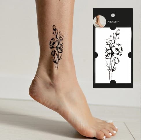 Тату &amp;quot;Польові Квіти&amp;quot;, фото - 3
