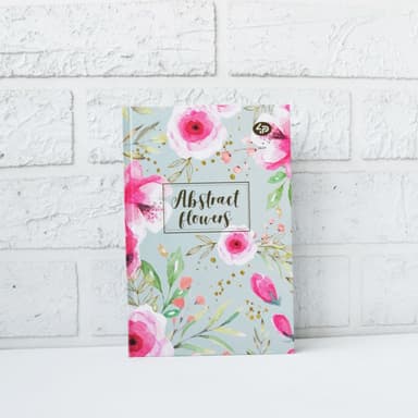 Блокнот &amp;quot;Abstract flowers&amp;quot; green