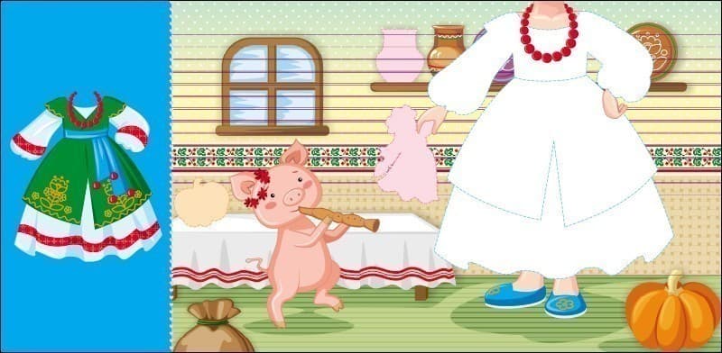 Одягни ляльку. Україночка Стефанія у бабусі, фото - 2