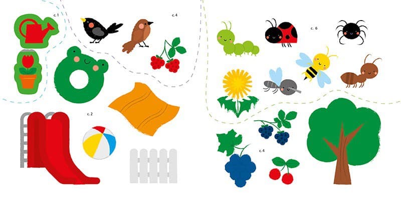 Мої перші слова з наліпками. На дачі, фото - 3