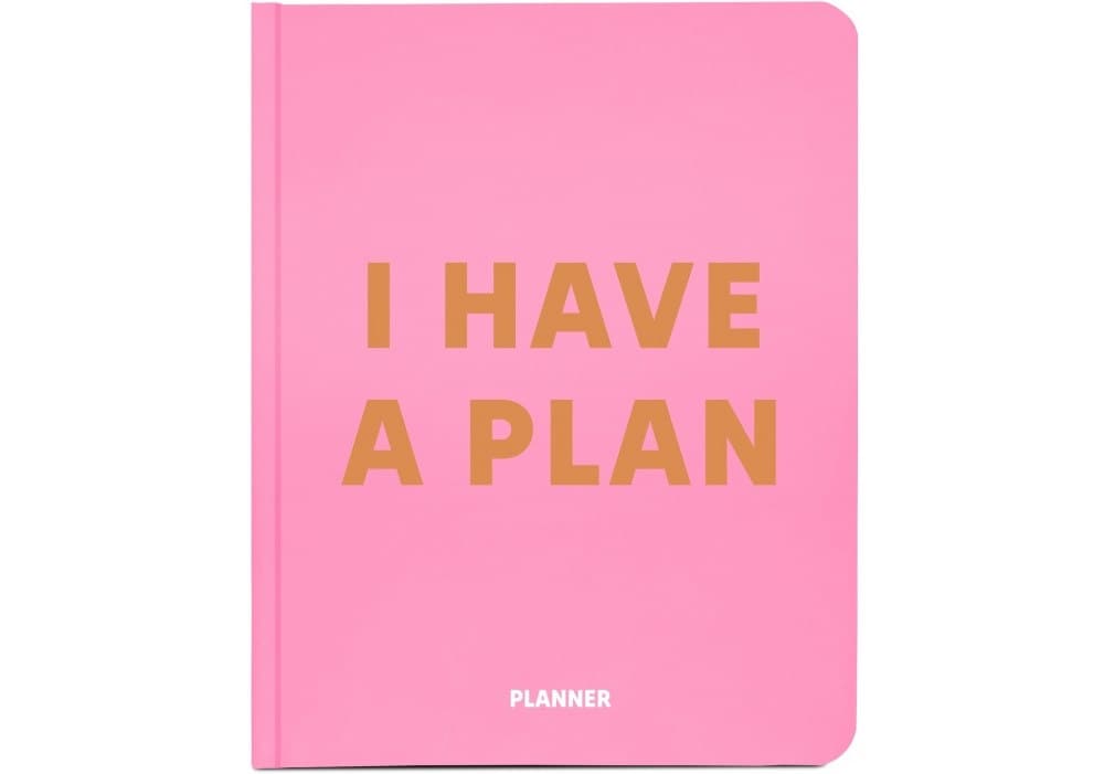 Блокнот для планування "I HAVE A PLAN" рожевий з плетінням, фото - 1