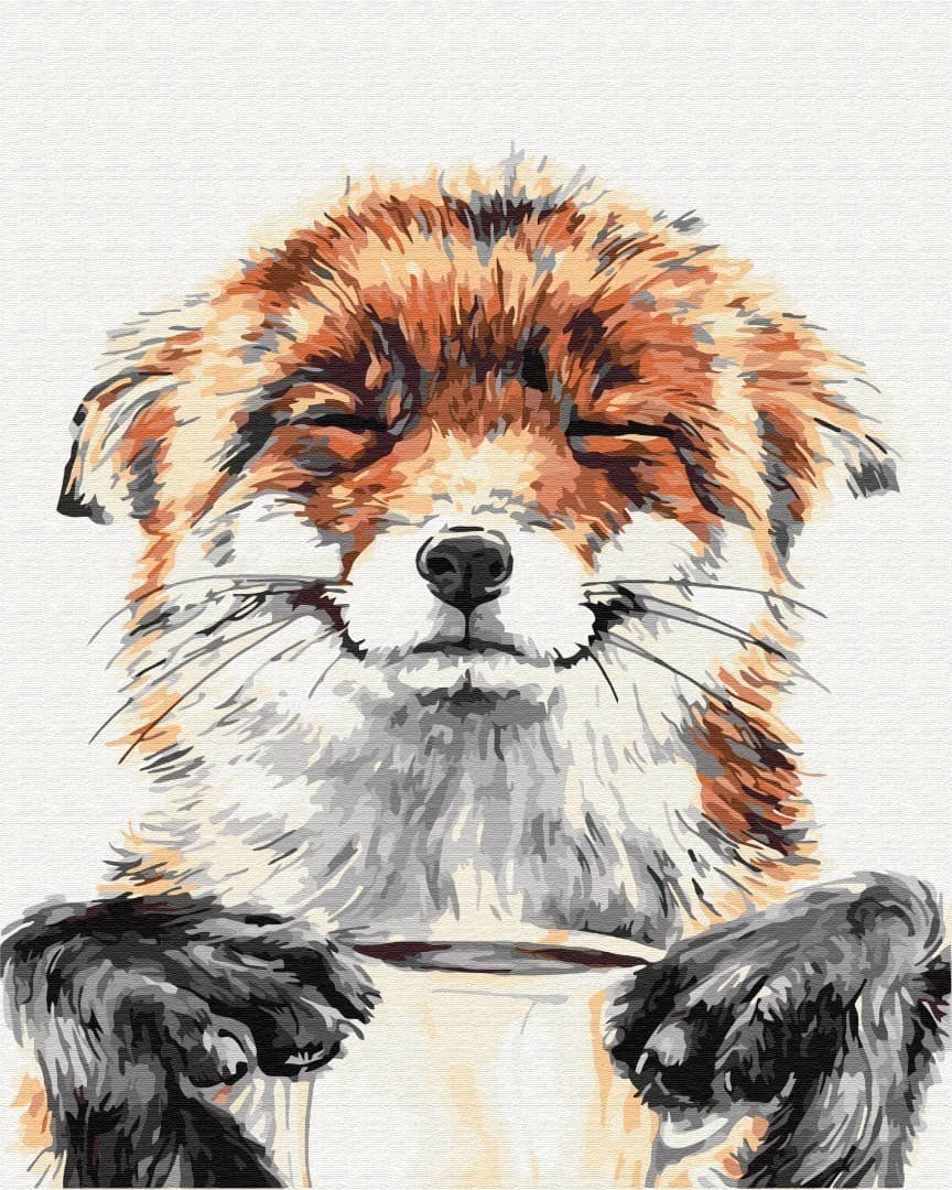 Картини за номерами: Задоволена лисичка, фото - 1