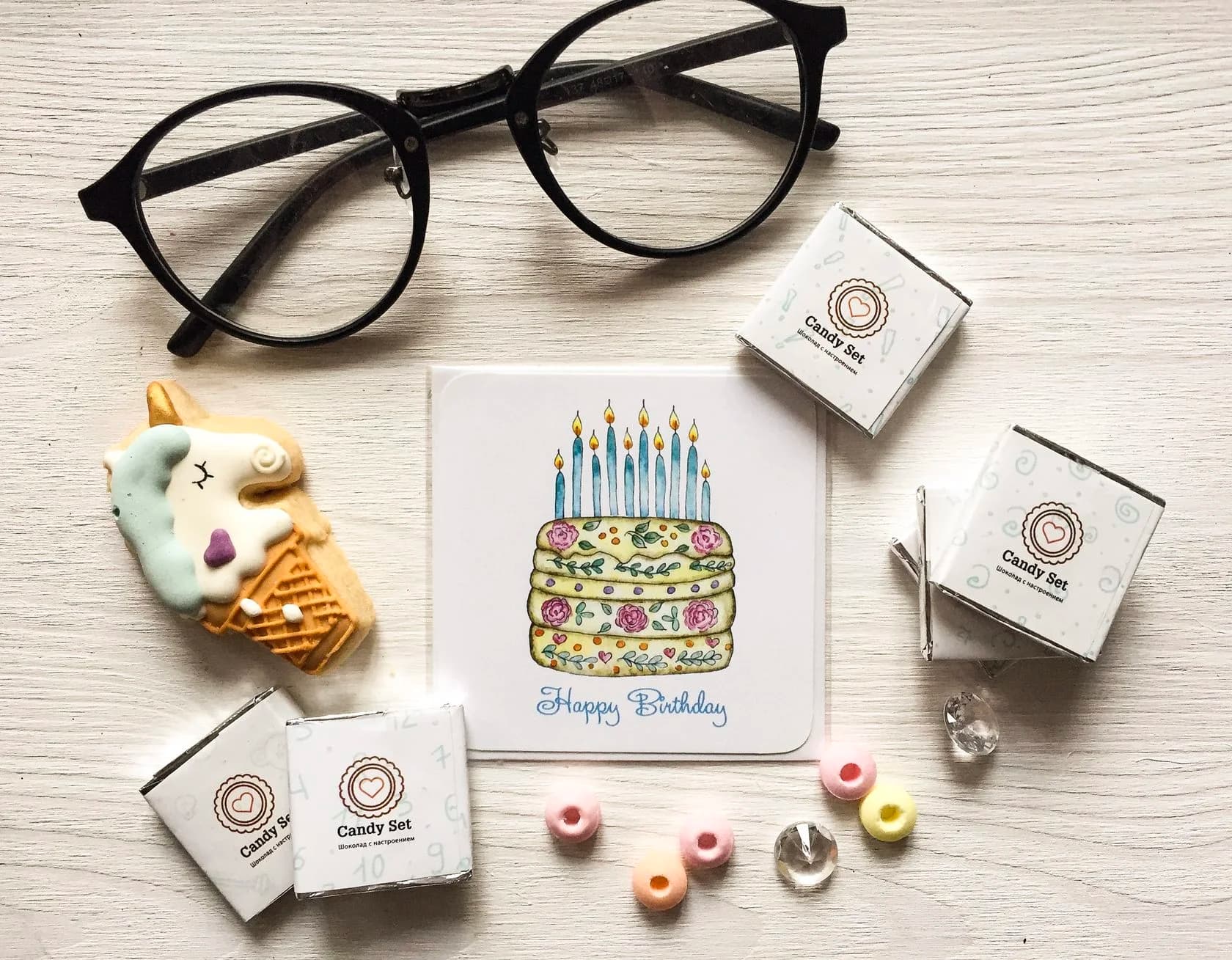 Міні листівка З Днем Народження, фото - 1