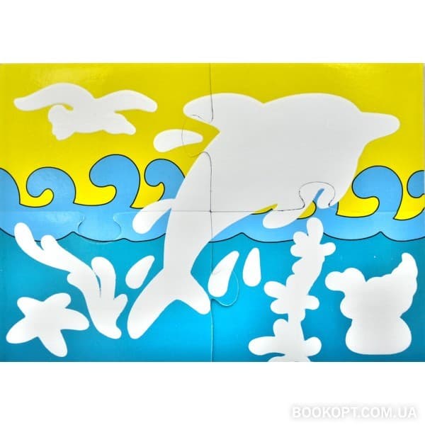 Аквапазл для малят. Дельфін, фото - 2
